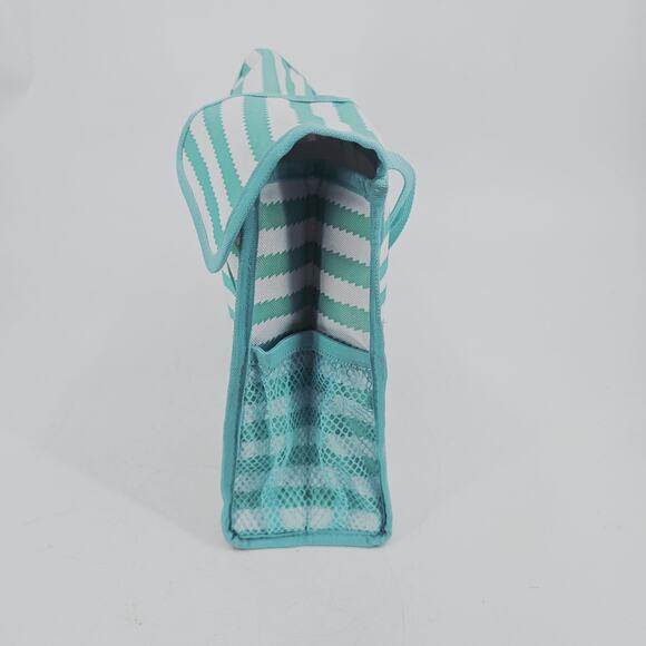 Thirty One Pack and Pull Caddy Aqua White Baby Bag for Diaper Wipes Road Trip - Picture 6 of 11